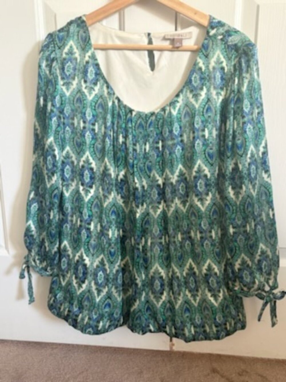 Roz & Ali, XL, Multi Color, Blouse